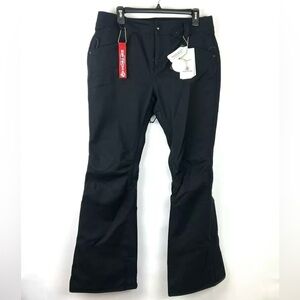 Volcom Women’s Species Stretch Black Snow Pants Size Large